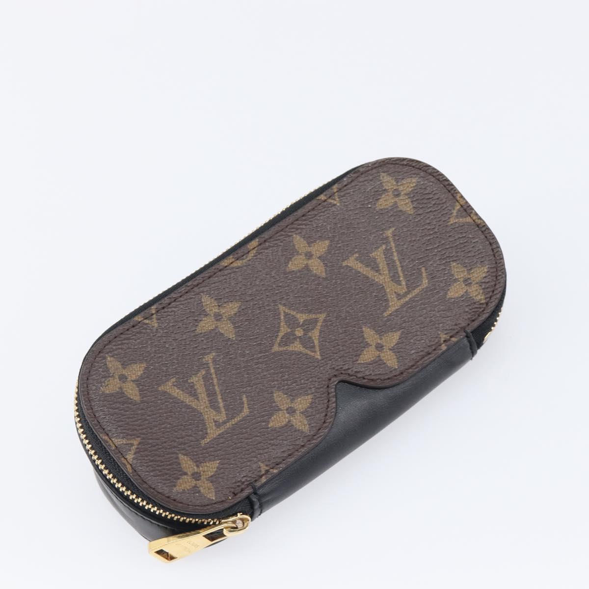 LOUIS VUITTON Monogram Etui Lunette Glasses Case GI0633 LV Auth 199375A
