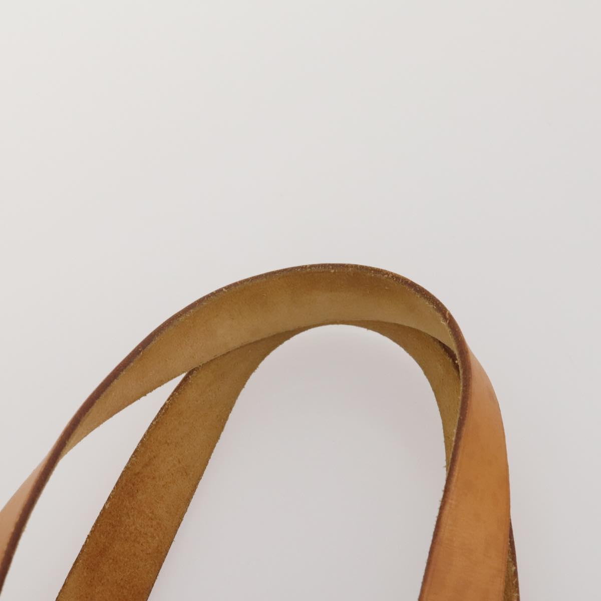 HERMES Herbag Cabas GM Tote Bag Tower Ash Beige Silver Auth 199376A