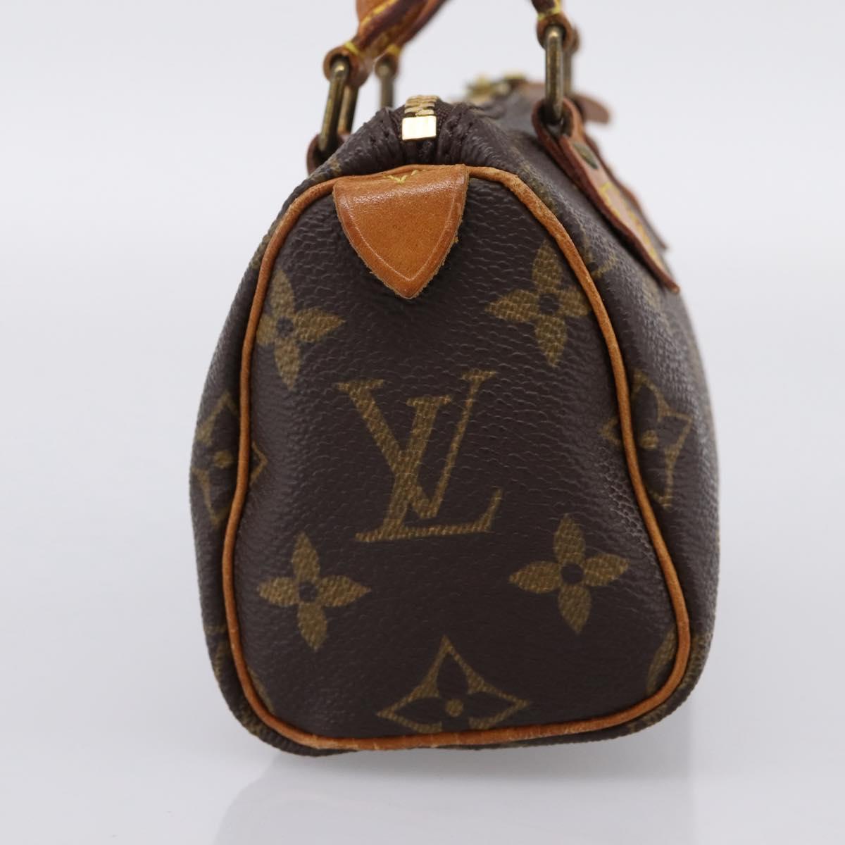 LOUIS VUITTON Monogram Mini Speedy Hand Bag M41534 LV Auth 199383