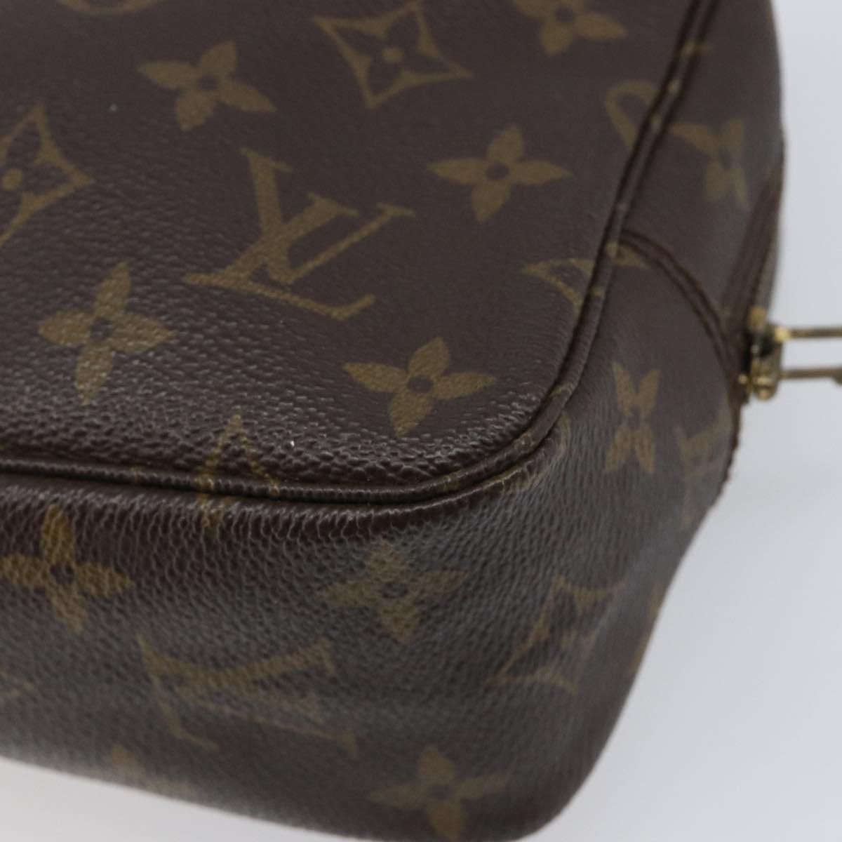 LOUIS VUITTON Monogram Trousse Toilette 23 Clutch Bag M47524 LV Auth 199391