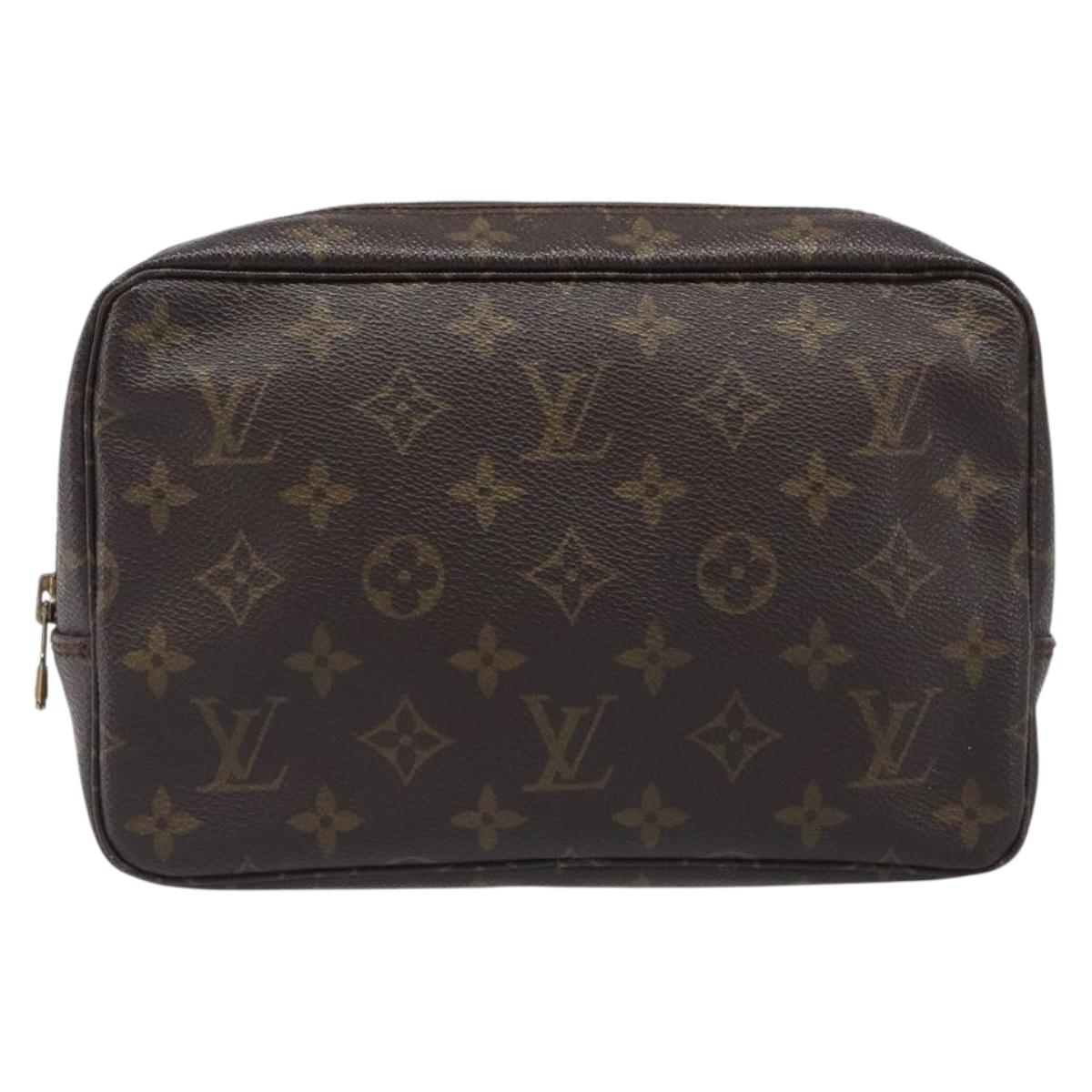 LOUIS VUITTON Monogram Trousse Toilette 23 Clutch Bag M47524 LV Auth 199391