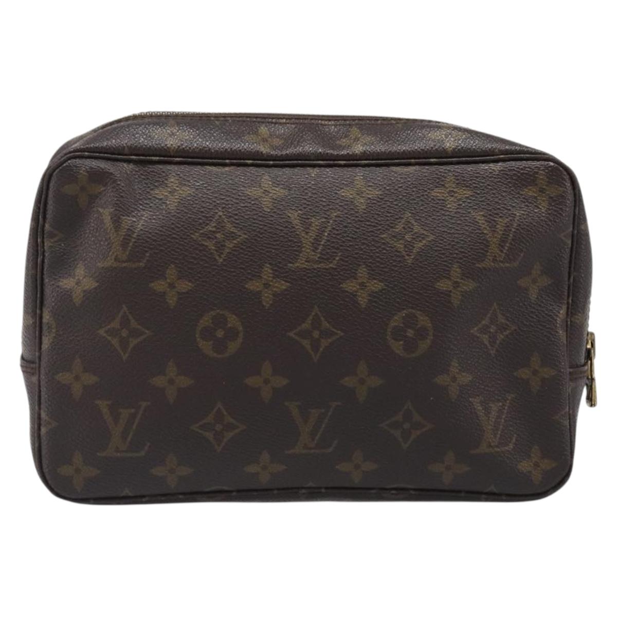 LOUIS VUITTON Monogram Trousse Toilette 23 Clutch Bag M47524 LV Auth 199391