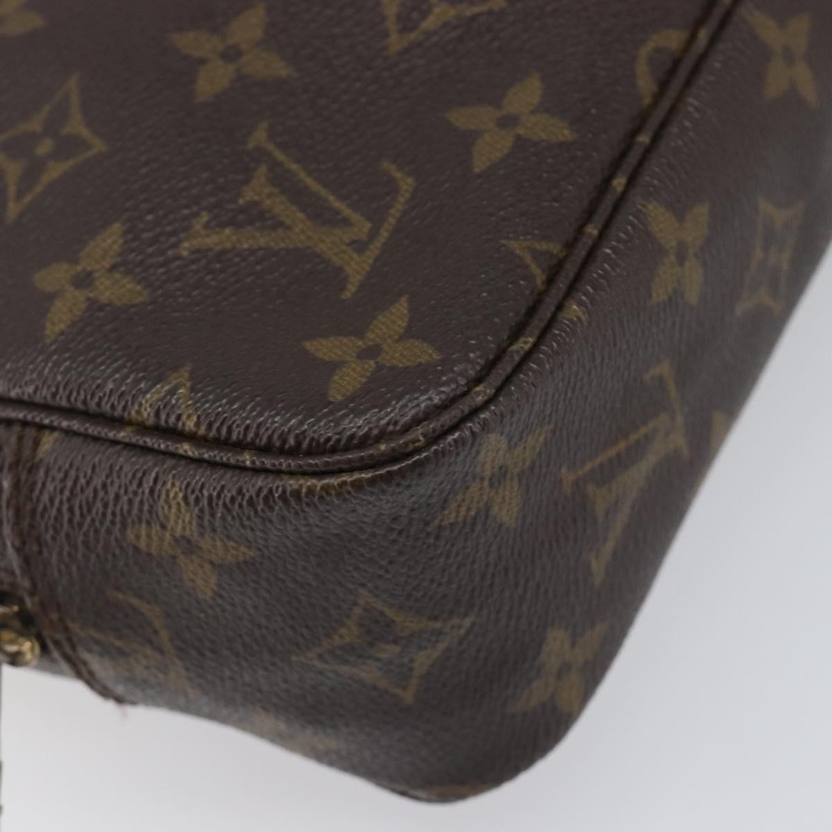 LOUIS VUITTON Monogram Trousse Toilette 23 Clutch Bag M47524 LV Auth 199391