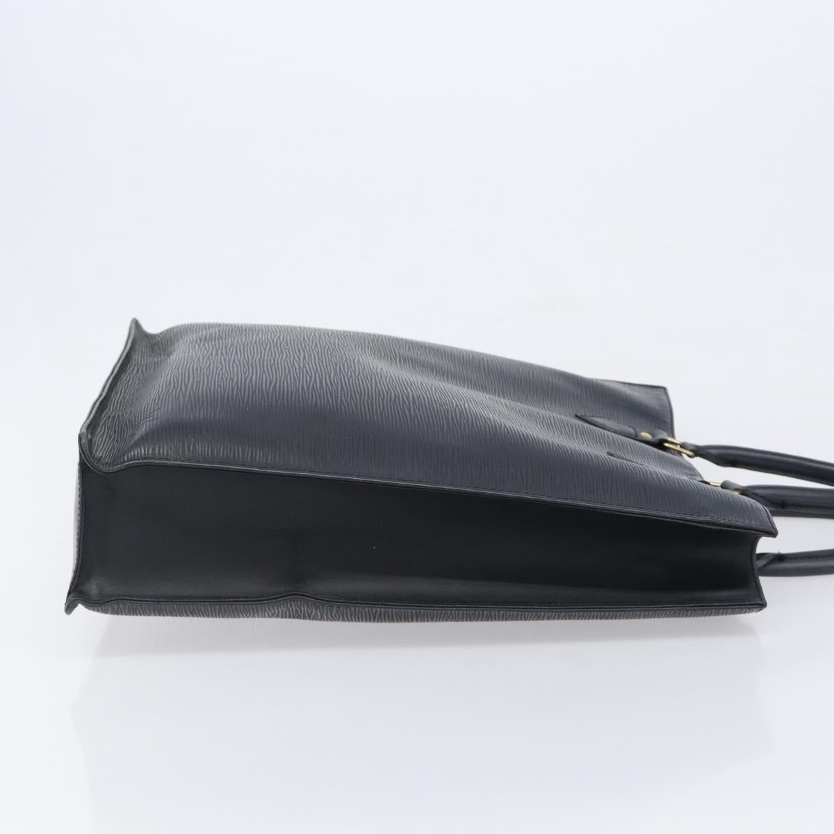 LOUIS VUITTON Epi Sac Plat Hand Bag Black M59082 LV Auth 199392