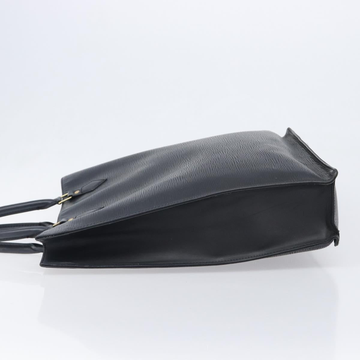 LOUIS VUITTON Epi Sac Plat Hand Bag Black M59082 LV Auth 199392