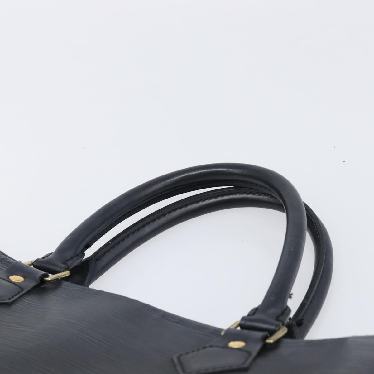 LOUIS VUITTON Epi Sac Plat Hand Bag Black M59082 LV Auth 199392