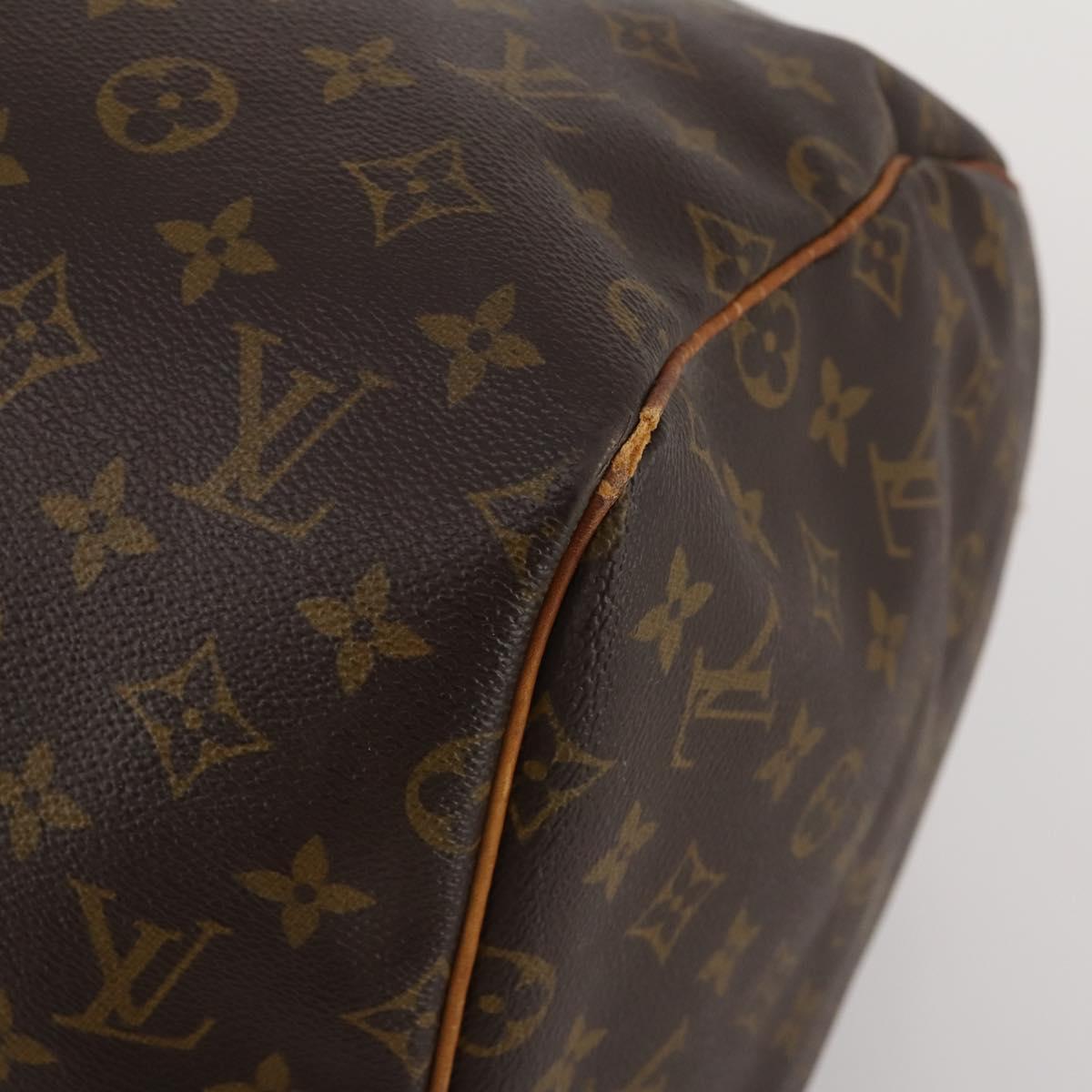 LOUIS VUITTON Monogram Keepall 55 Boston Bag M41424 LV Auth 199400