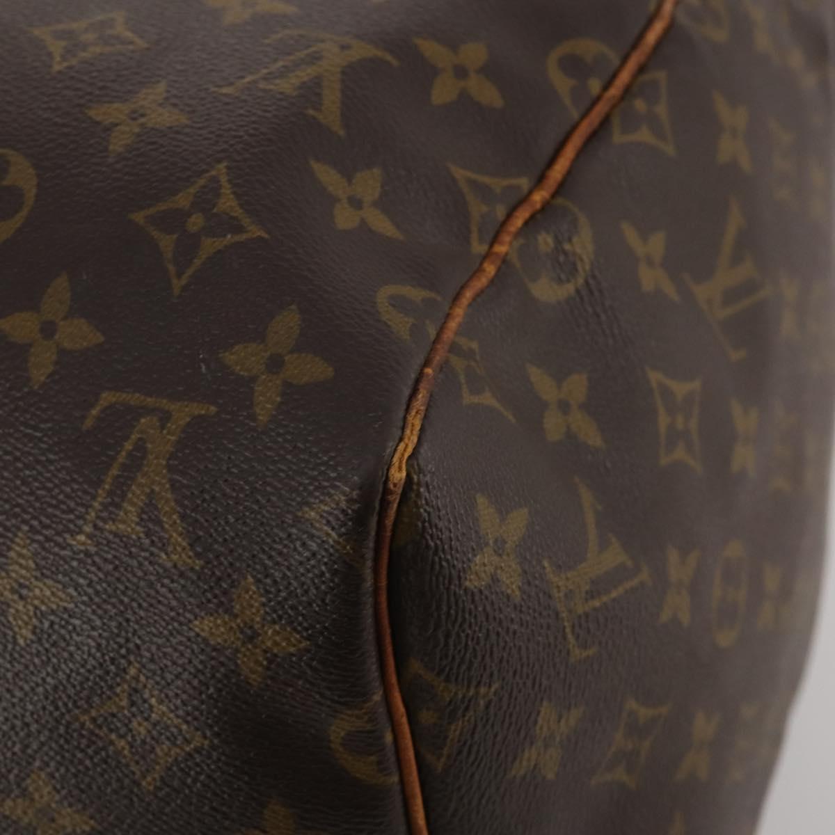 LOUIS VUITTON Monogram Keepall 55 Boston Bag M41424 LV Auth 199400