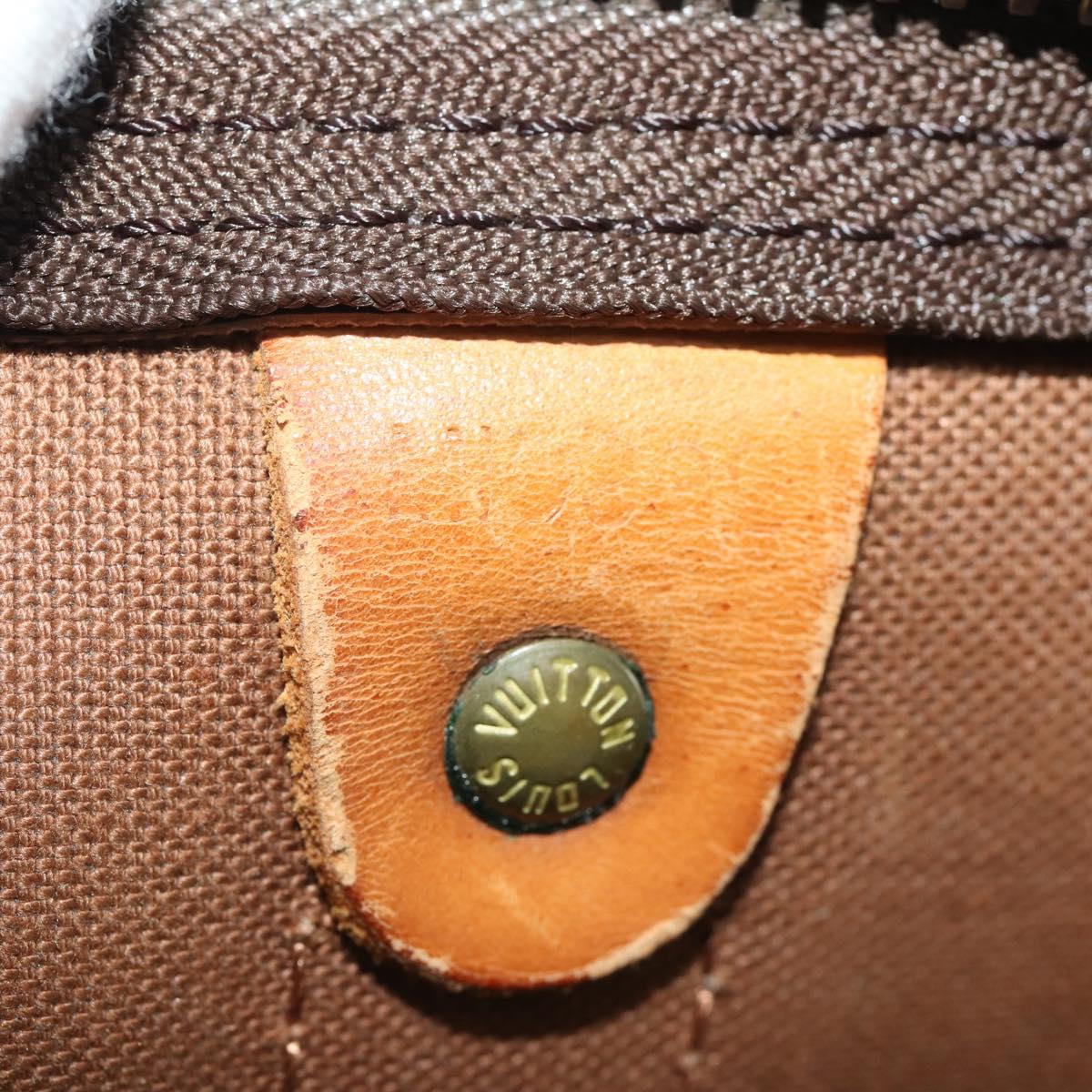 LOUIS VUITTON Monogram Keepall 55 Boston Bag M41424 LV Auth 199400