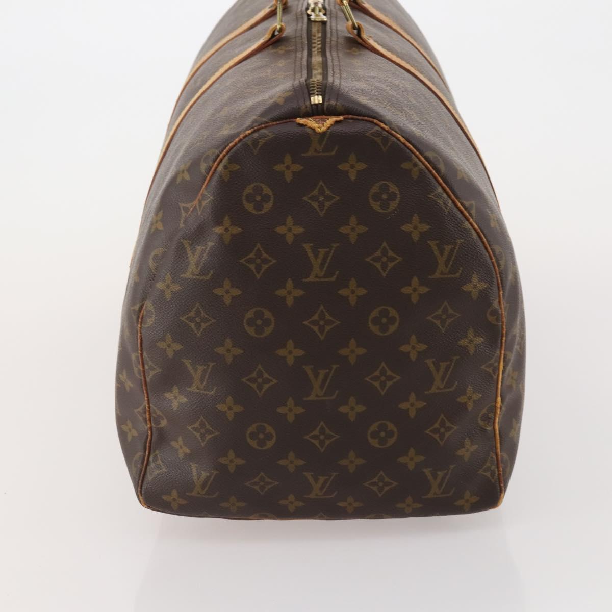 LOUIS VUITTON Monogram Keepall 55 Boston Bag M41424 LV Auth 199400