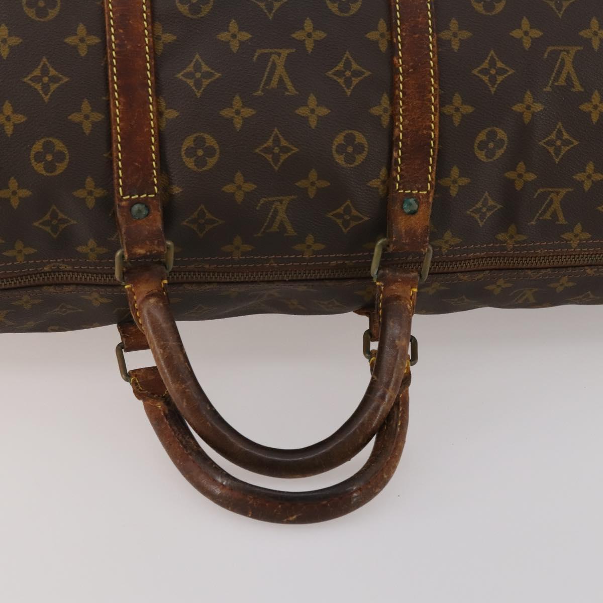 LOUIS VUITTON Monogram Keepall 60 Boston Bag M41422 LV Auth 199401