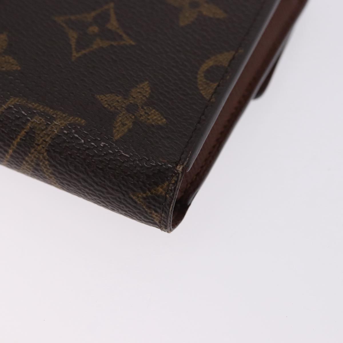 LOUIS VUITTON Monogram Porte TresorEtui Papie Wallet M61202 LV Auth 199402