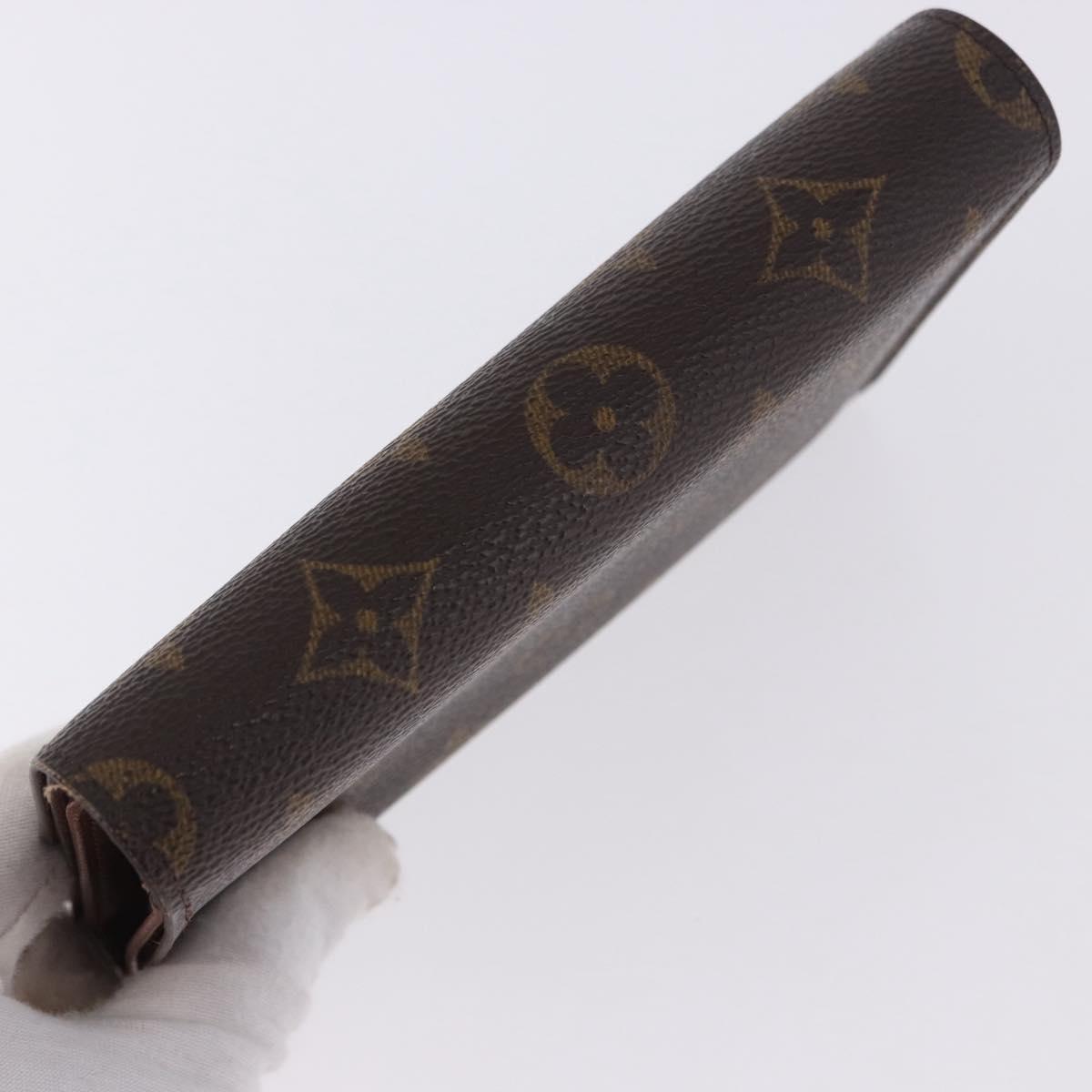 LOUIS VUITTON Monogram Porte TresorEtui Papie Wallet M61202 LV Auth 199402