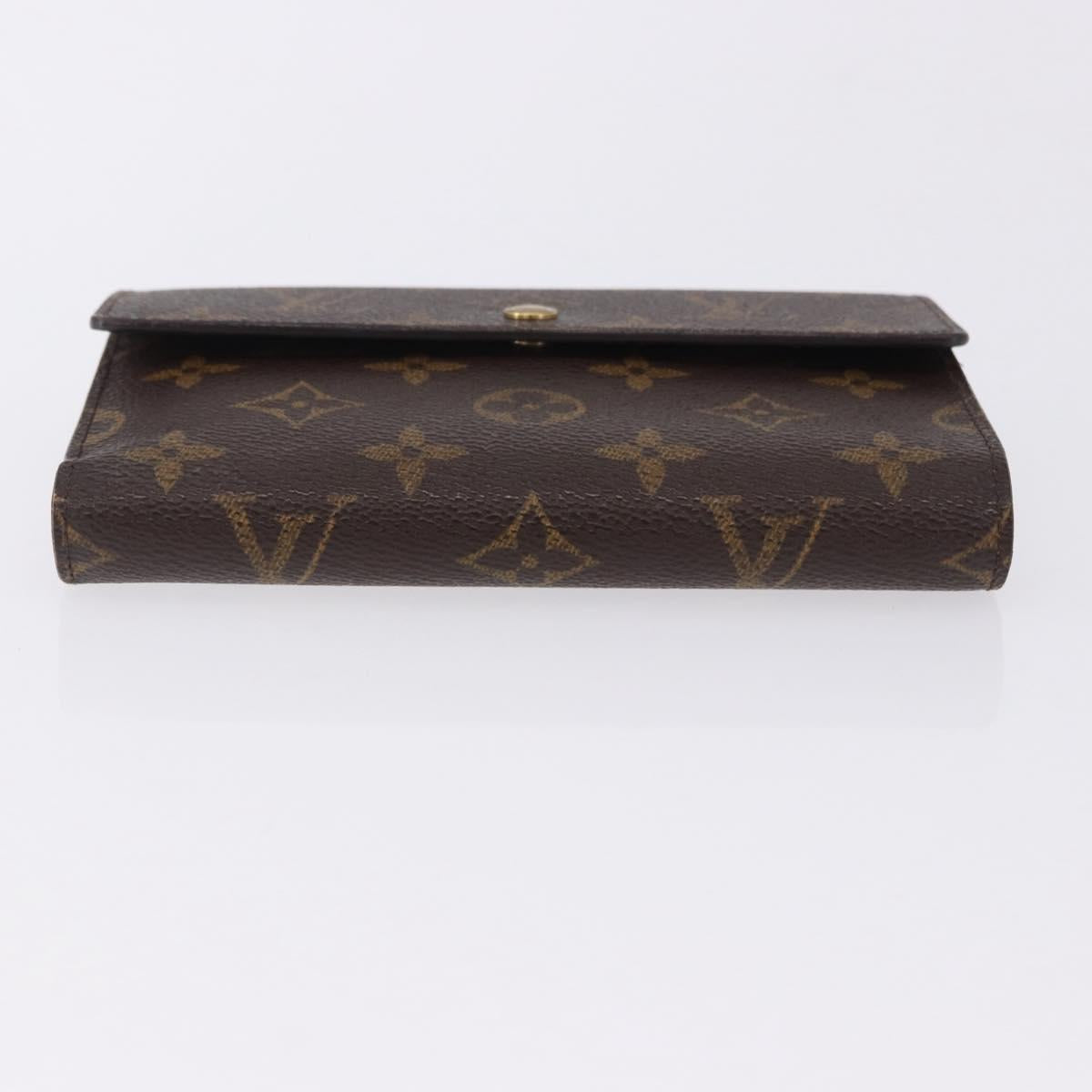 LOUIS VUITTON Monogram Porte TresorEtui Papie Wallet M61202 LV Auth 199402