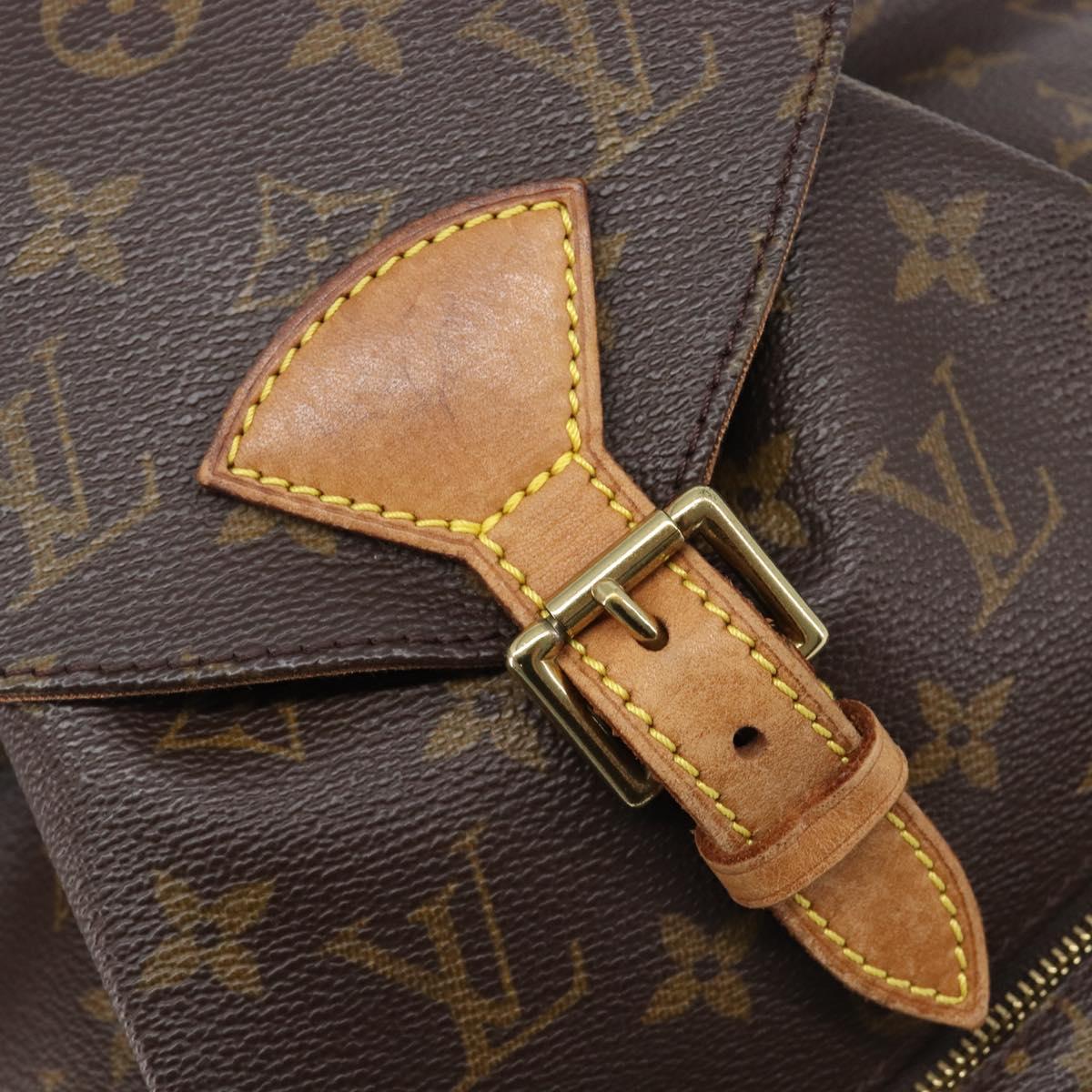 LOUIS VUITTON Monogram Montsouris MM Backpack M51136 LV Auth 199403