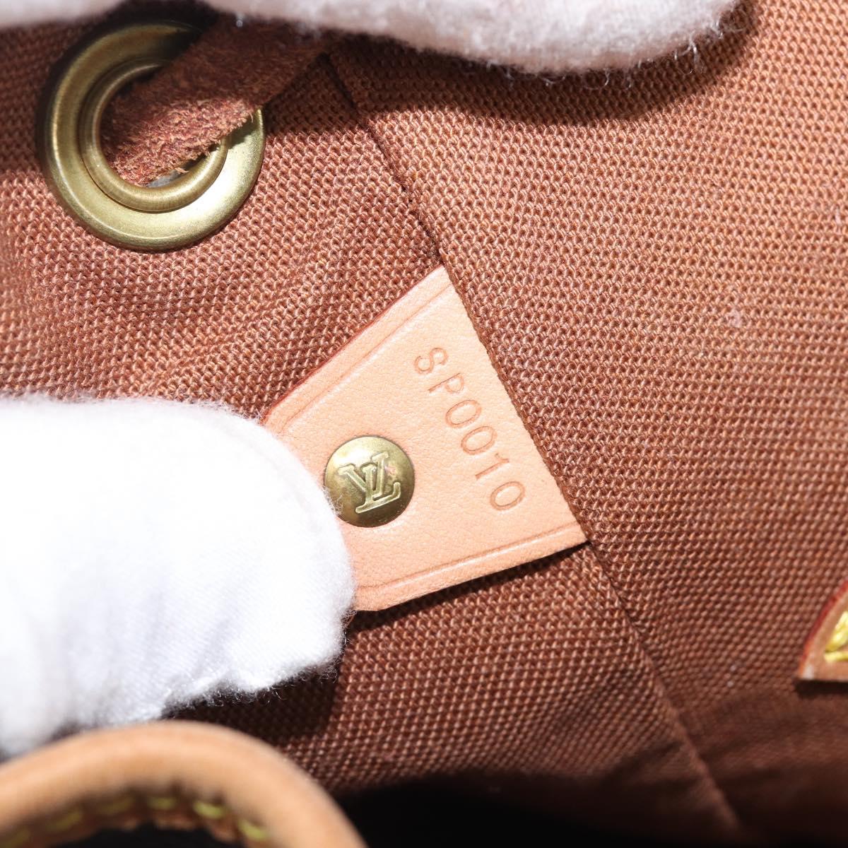 LOUIS VUITTON Monogram Montsouris MM Backpack M51136 LV Auth 199403