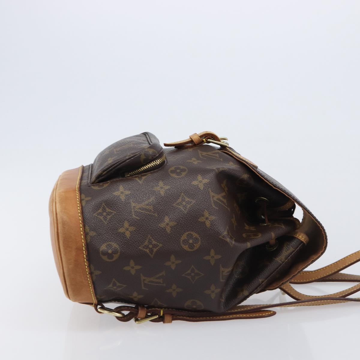 LOUIS VUITTON Monogram Montsouris MM Backpack M51136 LV Auth 199403