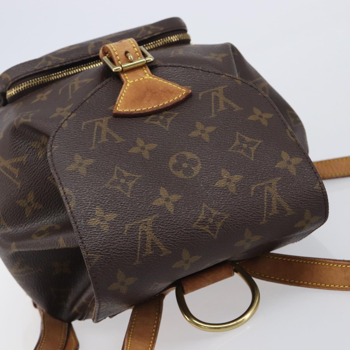 LOUIS VUITTON Monogram Montsouris MM Backpack M51136 LV Auth 199403