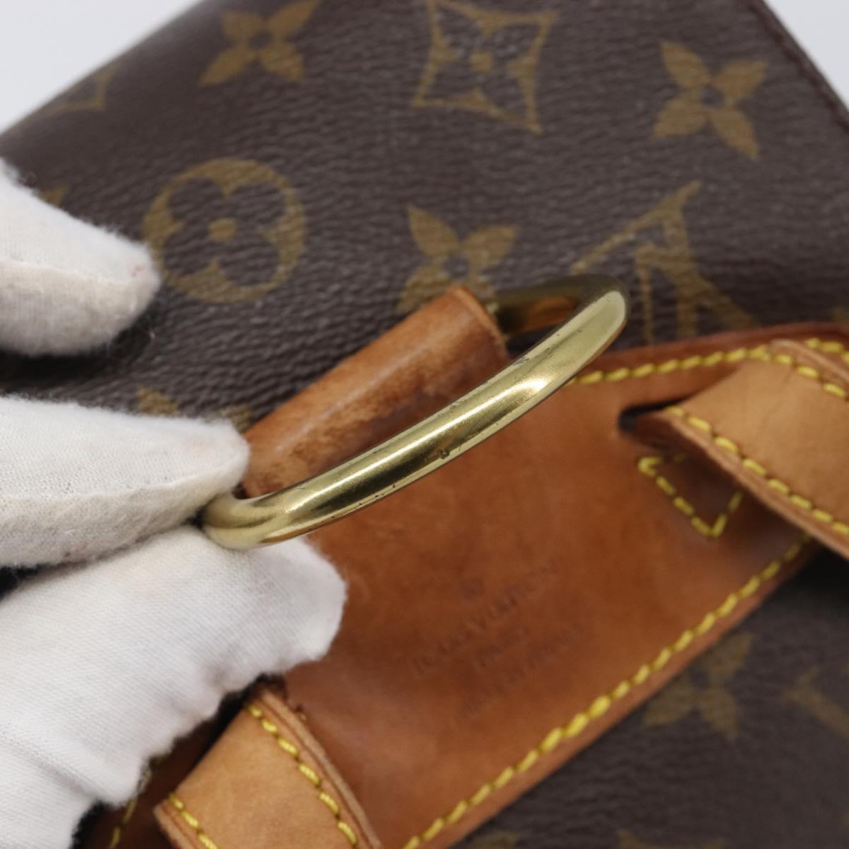 LOUIS VUITTON Monogram Montsouris MM Backpack M51136 LV Auth 199403