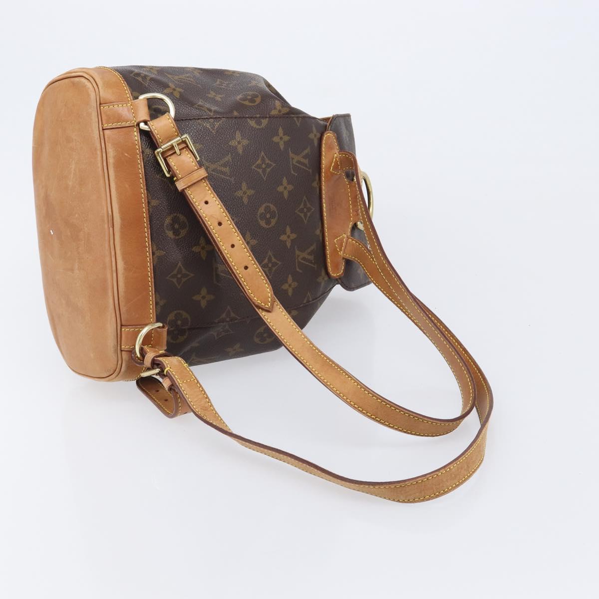 LOUIS VUITTON Monogram Montsouris MM Backpack M51136 LV Auth 199403