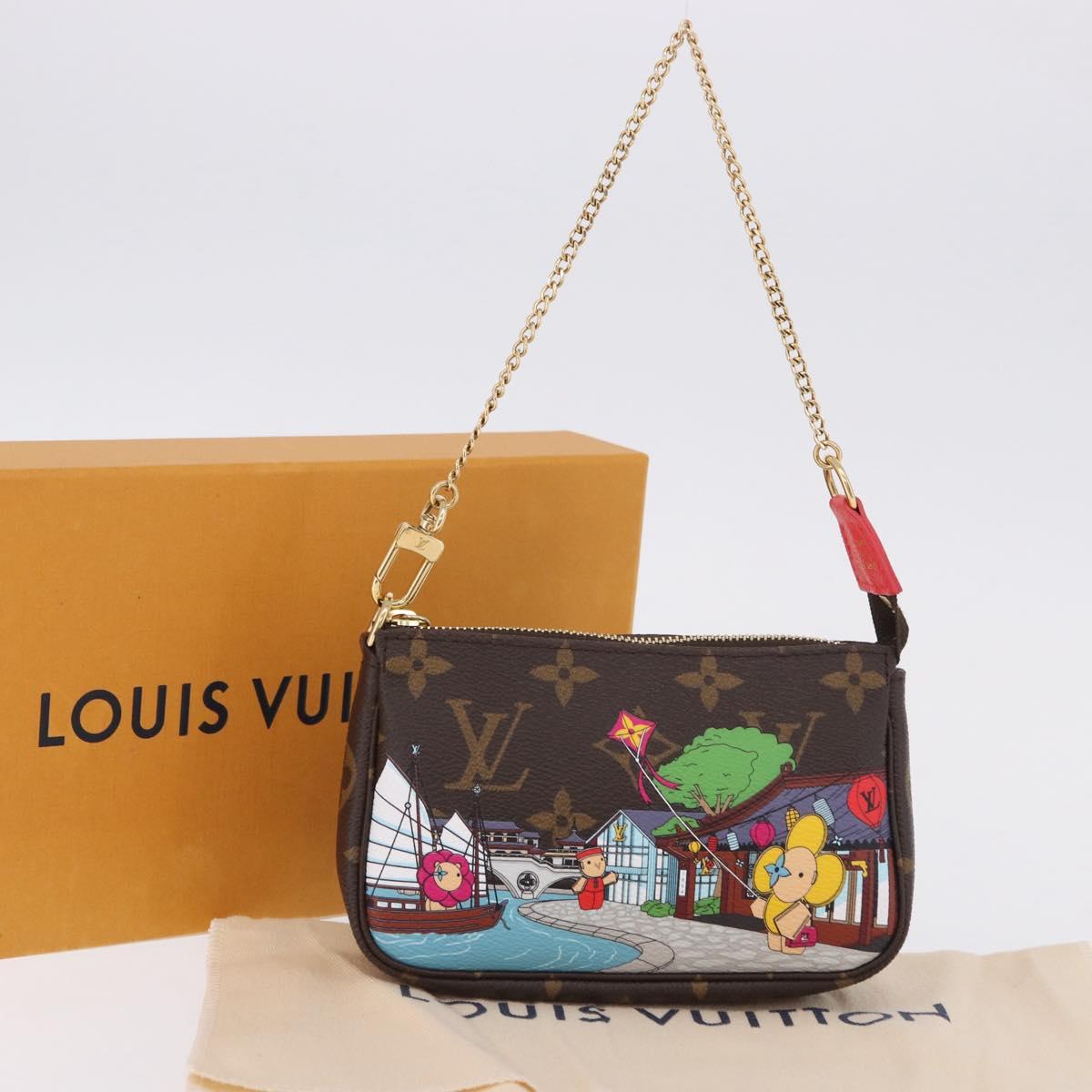 LOUIS VUITTON Vivienne Mini Pochette Accessoires Accessory Pouch LV 199405SAM
