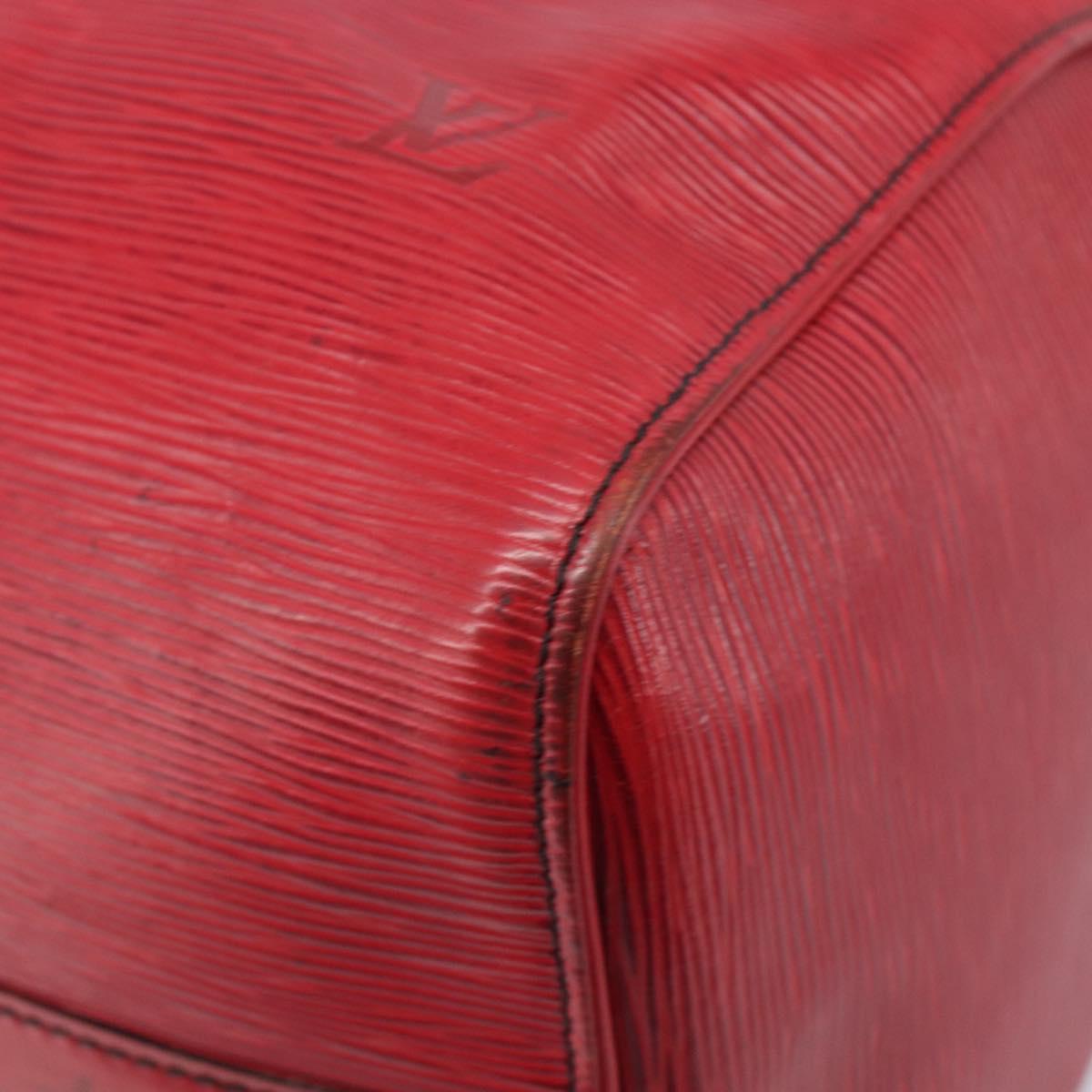 LOUIS VUITTON Epi Speedy 35 Hand Bag Castilian Red M42997 LV Auth 199412