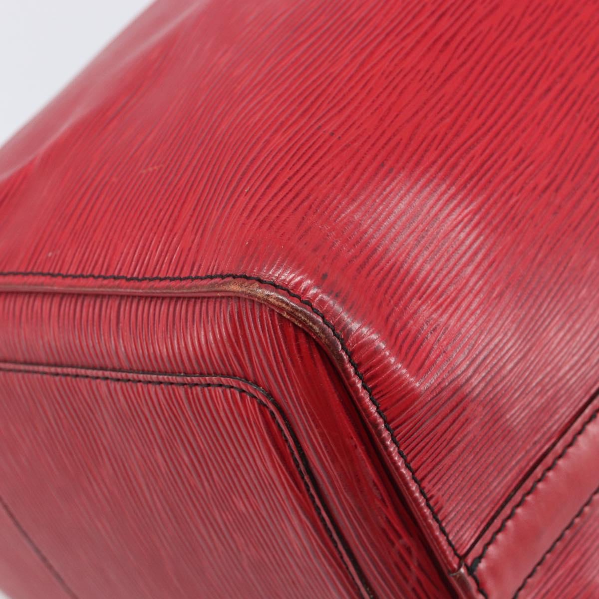 LOUIS VUITTON Epi Speedy 35 Hand Bag Castilian Red M42997 LV Auth 199412