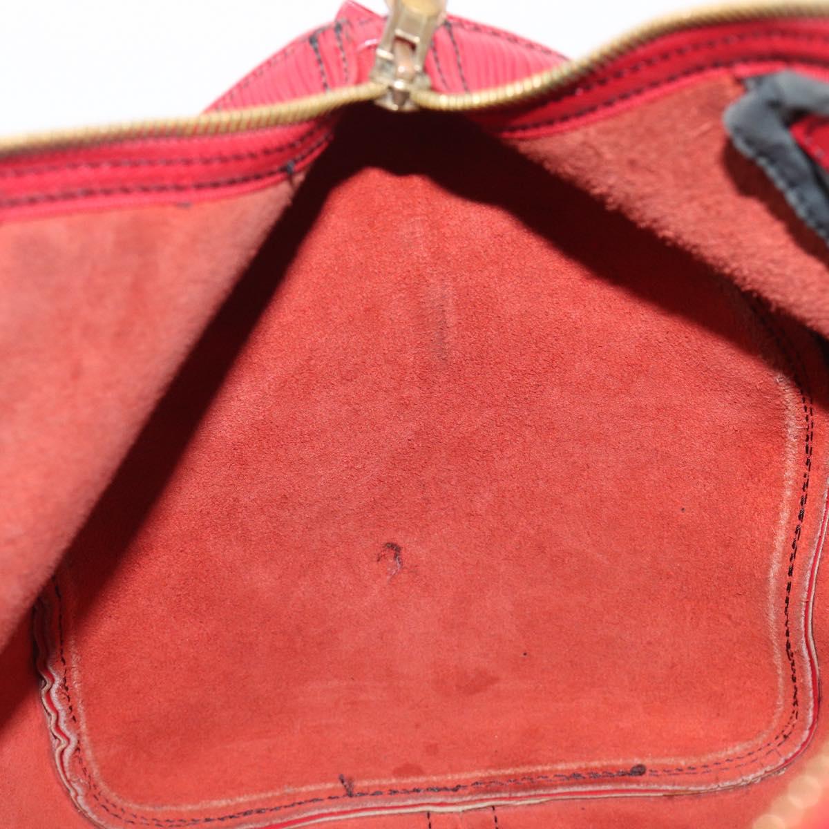 LOUIS VUITTON Epi Speedy 35 Hand Bag Castilian Red M42997 LV Auth 199412