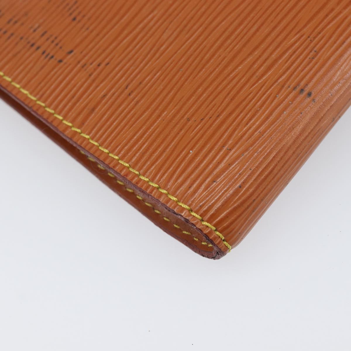 LOUIS VUITTON Epi Pochette Accessoires Pouch Brown M52953 LV Auth 199413