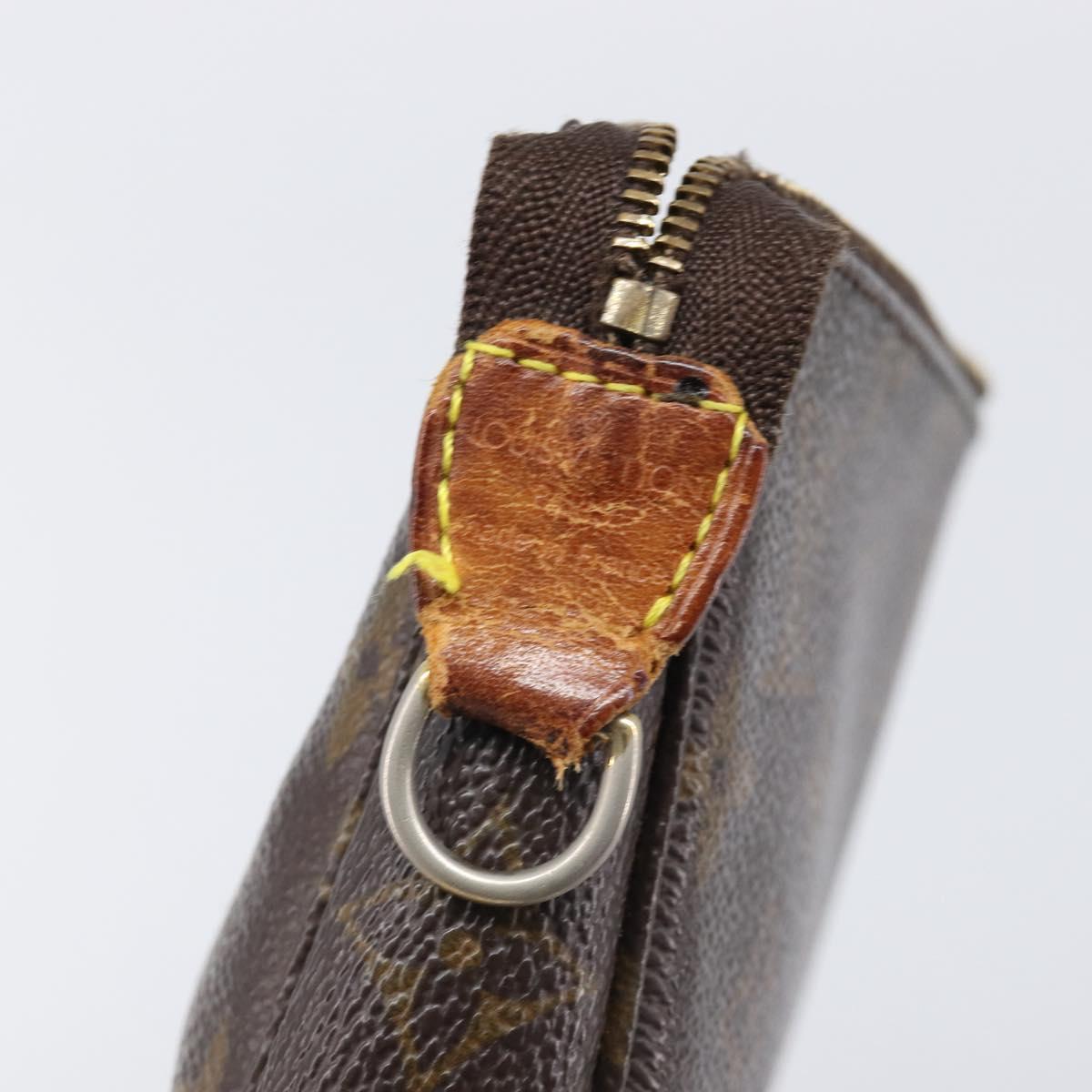 LOUIS VUITTON Monogram Pochette Accessoires Pouch M51980 LV Auth 199419