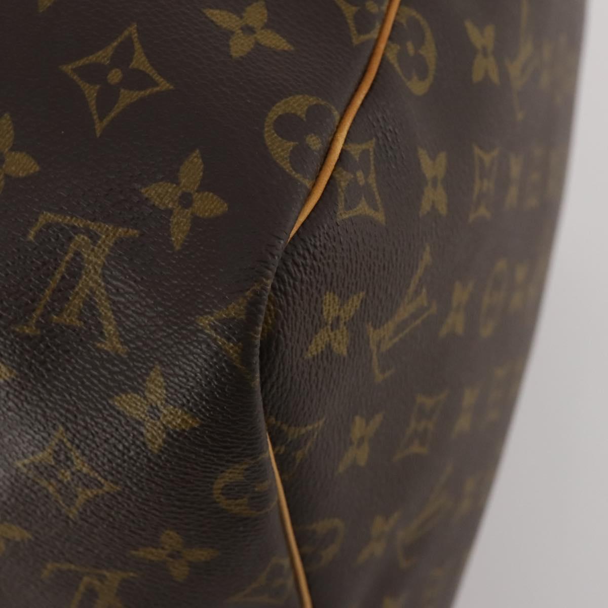 LOUIS VUITTON Monogram Keepall 55 Boston Bag M41424 LV Auth 199425V