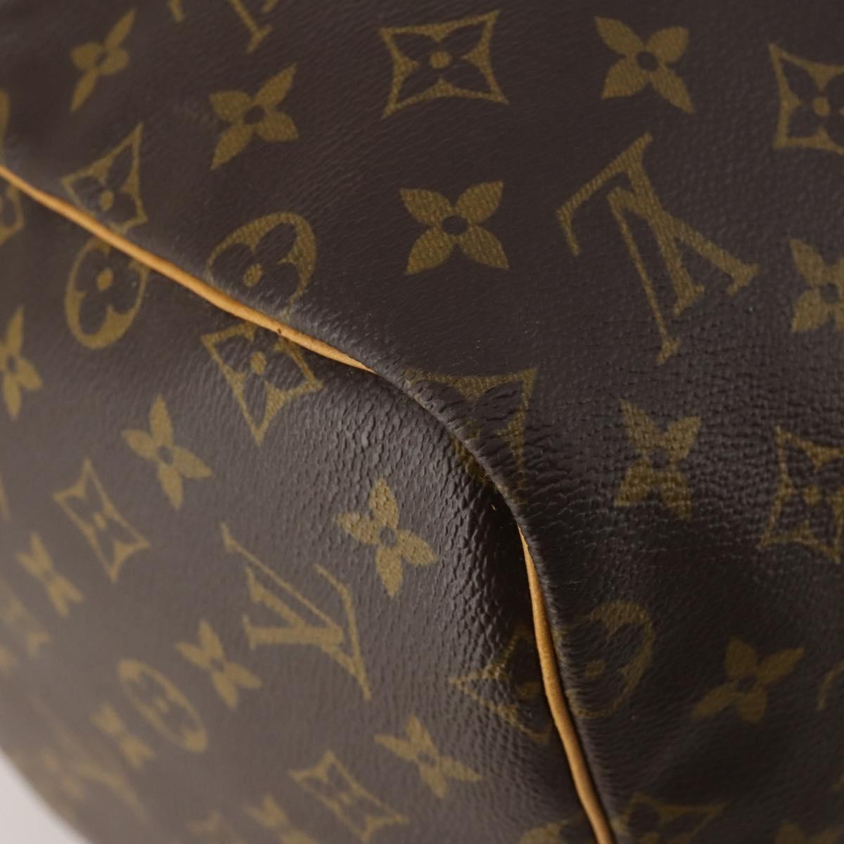 LOUIS VUITTON Monogram Keepall 55 Boston Bag M41424 LV Auth 199425V