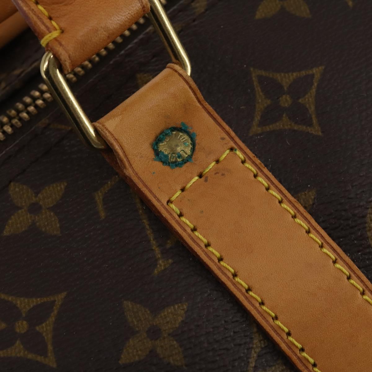 LOUIS VUITTON Monogram Keepall 55 Boston Bag M41424 LV Auth 199425V