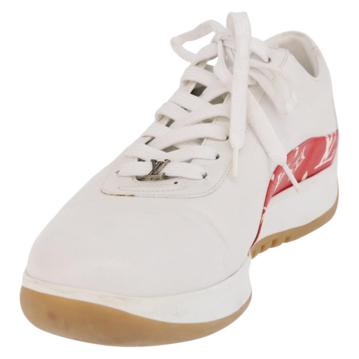 LOUIS VUITTON Monogram LV x Supreme Runaway sneakers 1A3EQ5 LV Auth 199430M