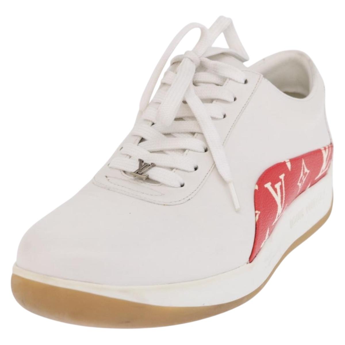 LOUIS VUITTON Monogram LV x Supreme Runaway sneakers 1A3EQ5 LV Auth 199430M