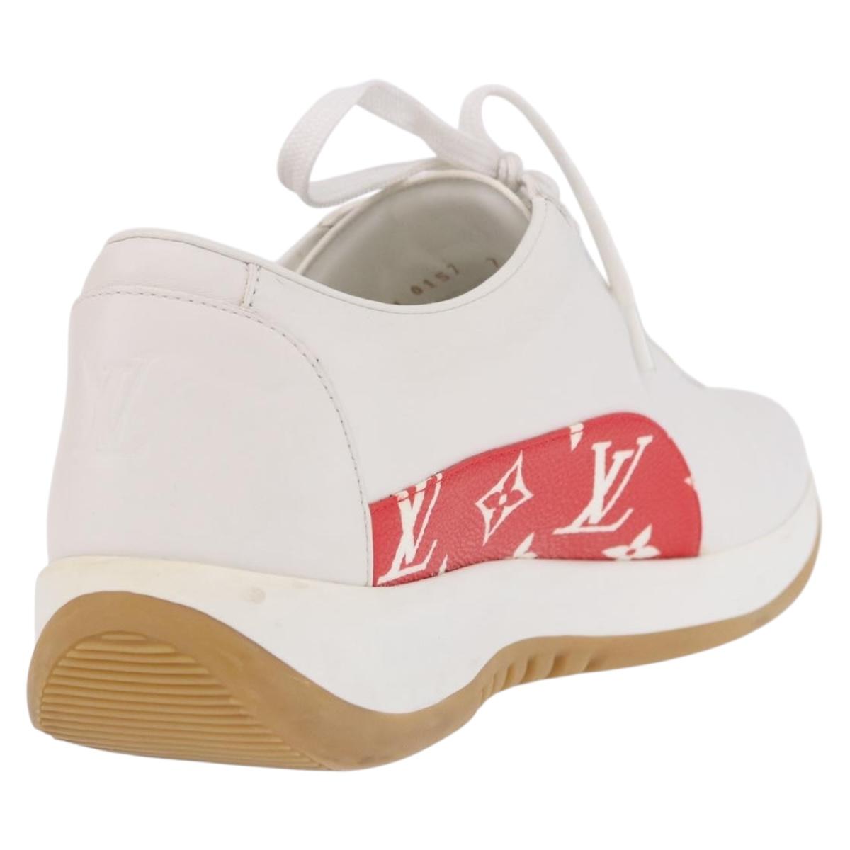 LOUIS VUITTON Monogram LV x Supreme Runaway sneakers 1A3EQ5 LV Auth 199430M