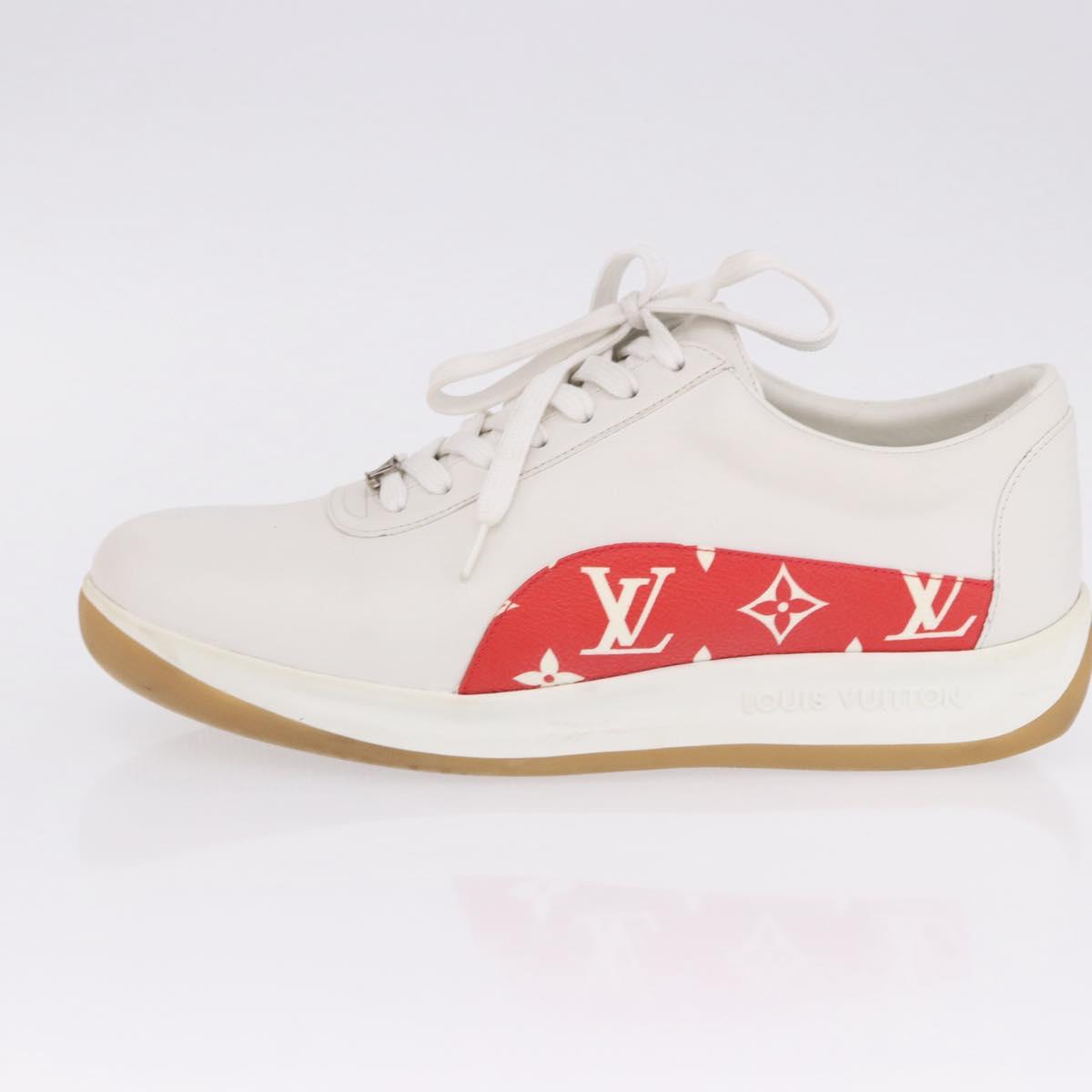 LOUIS VUITTON Monogram LV x Supreme Runaway sneakers 1A3EQ5 LV Auth 199430M