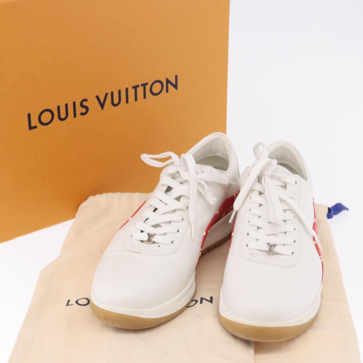 LOUIS VUITTON Monogram LV x Supreme Runaway sneakers 1A3EQ5 LV Auth 199430M