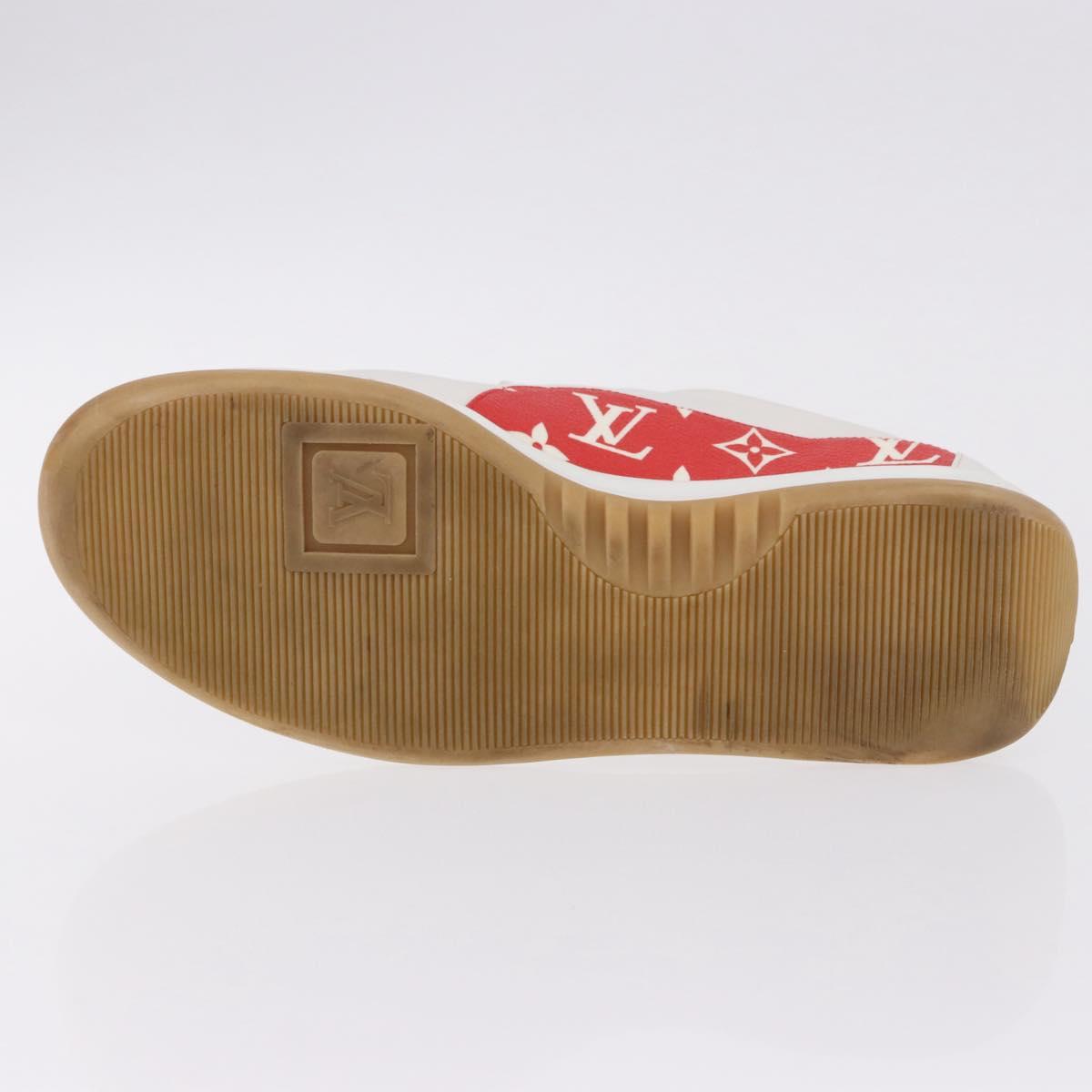 LOUIS VUITTON Monogram LV x Supreme Runaway sneakers 1A3EQ5 LV Auth 199430M