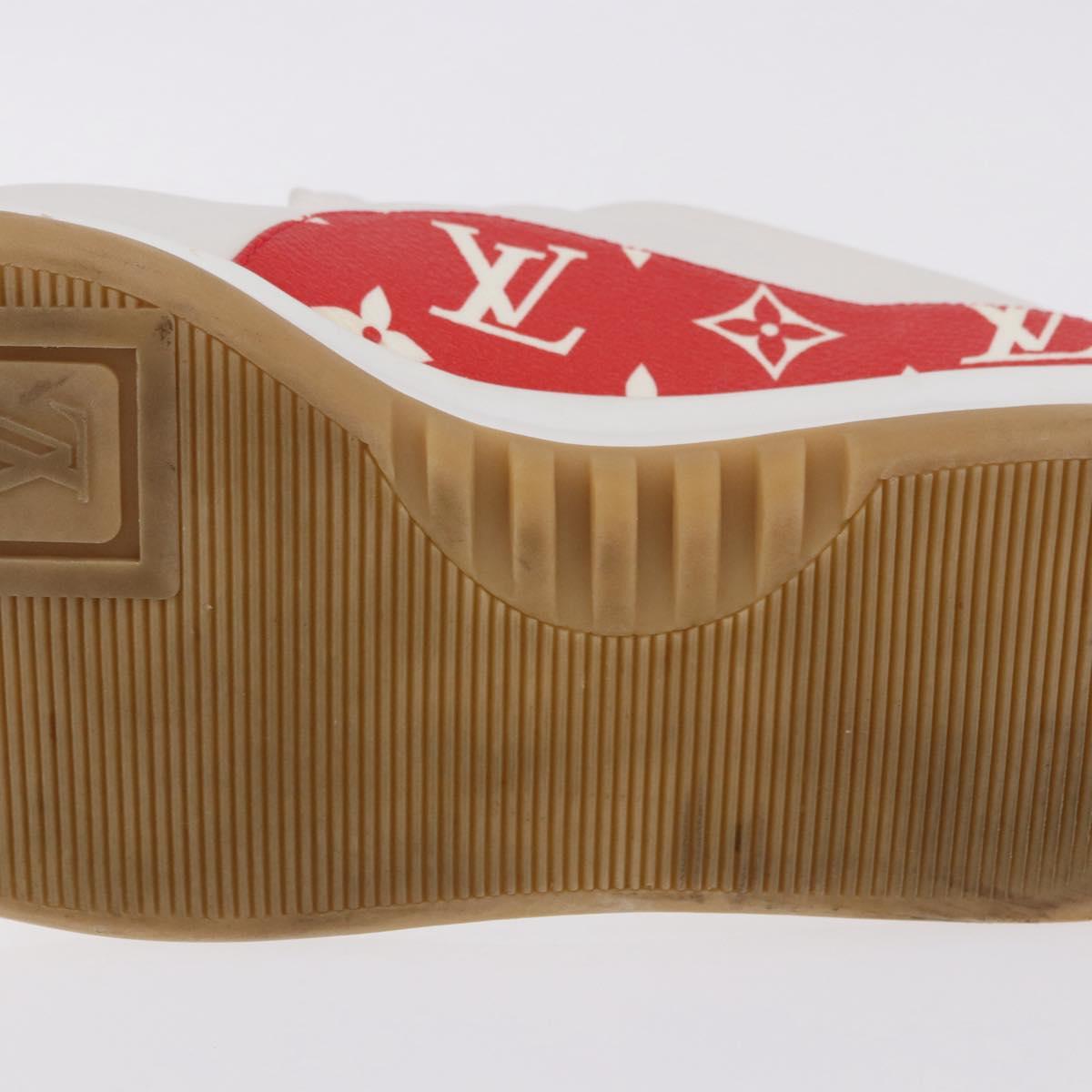 LOUIS VUITTON Monogram LV x Supreme Runaway sneakers 1A3EQ5 LV Auth 199430M