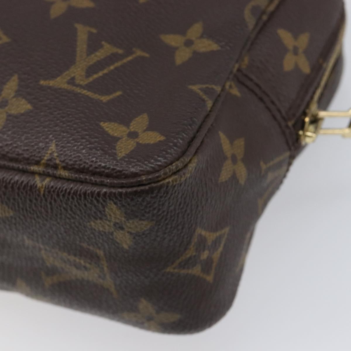 LOUIS VUITTON Monogram Trousse Toilette 23 Clutch Bag M47524 LV Auth 199431A