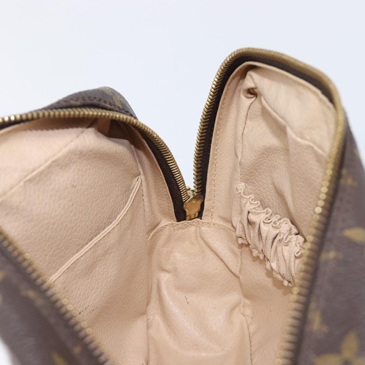 LOUIS VUITTON Monogram Trousse Toilette 23 Clutch Bag M47524 LV Auth 199431A