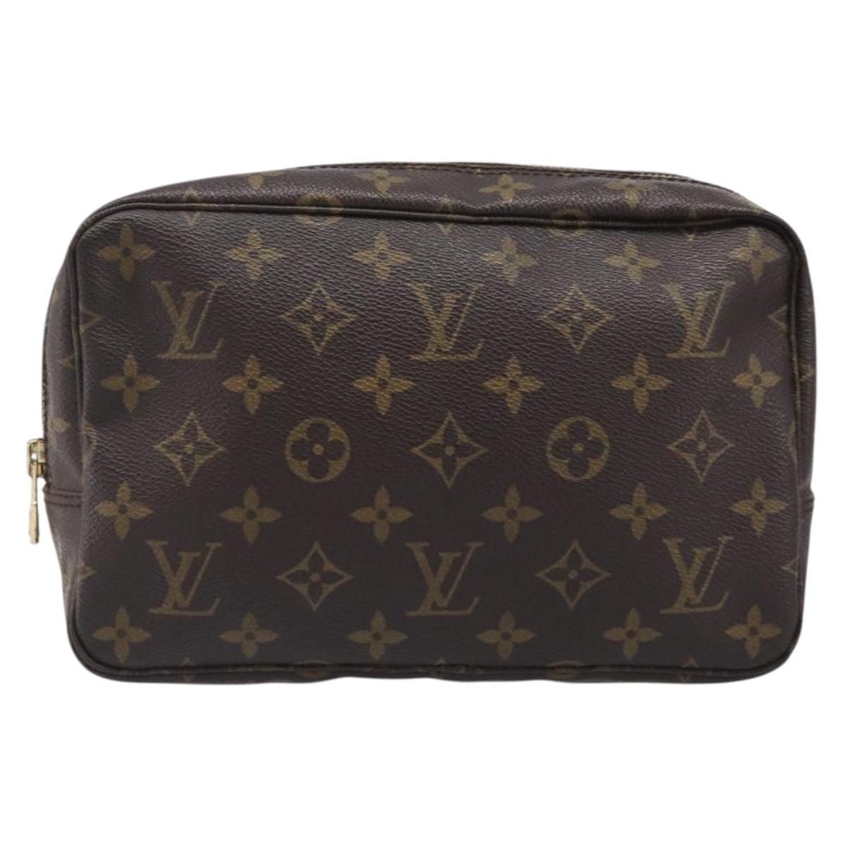 LOUIS VUITTON Monogram Trousse Toilette 23 Clutch Bag M47524 LV Auth 199431A