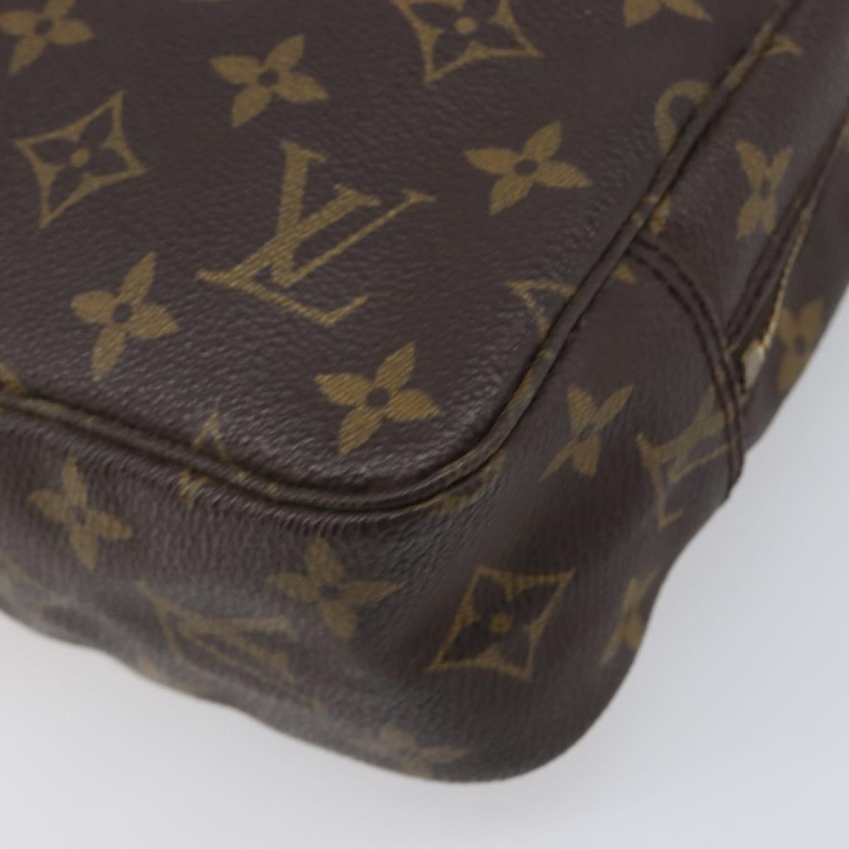 LOUIS VUITTON Monogram Trousse Toilette 23 Clutch Bag M47524 LV Auth 199431A
