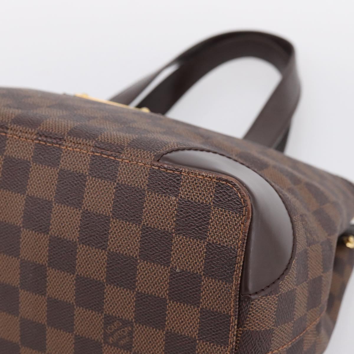 LOUIS VUITTON Damier Ebene Hampstead PM Tote Bag N51205 LV Auth 199434