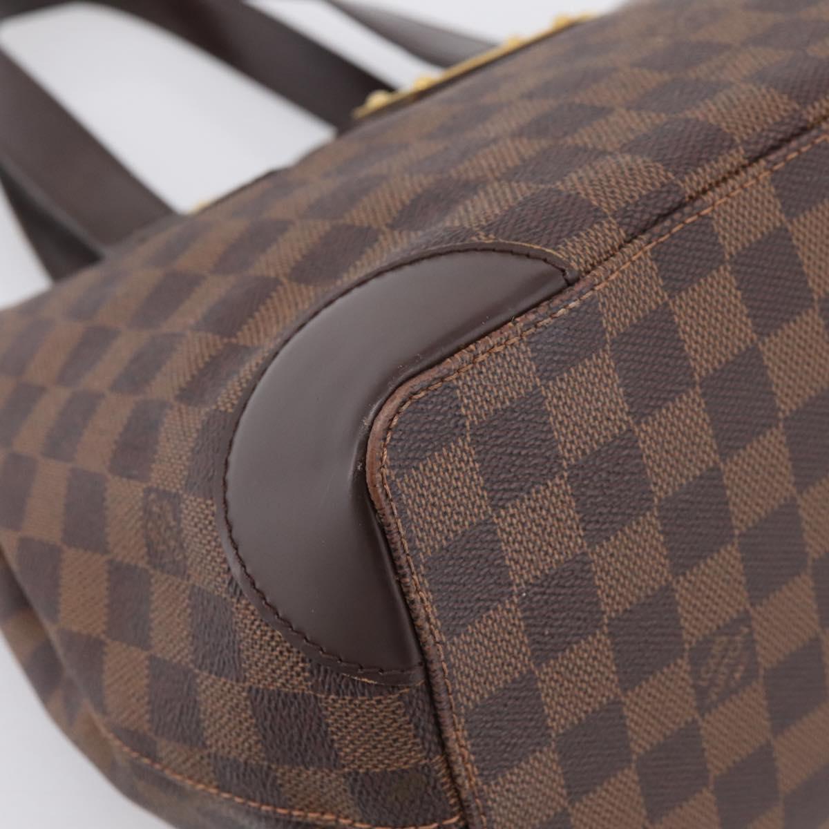 LOUIS VUITTON Damier Ebene Hampstead PM Tote Bag N51205 LV Auth 199434