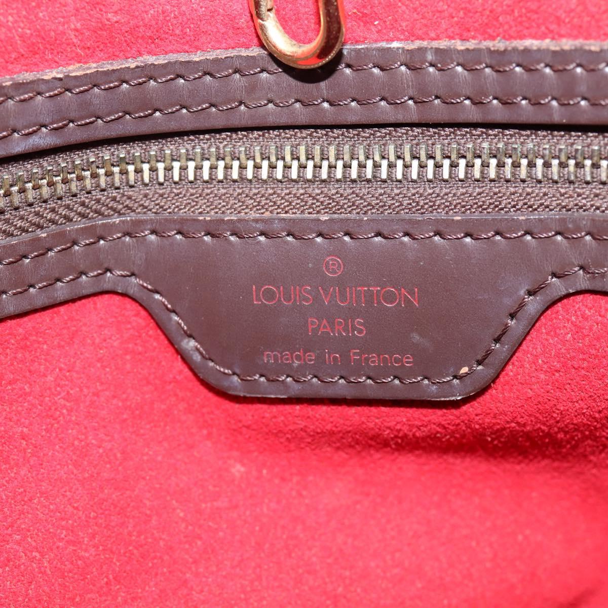 LOUIS VUITTON Damier Ebene Hampstead PM Tote Bag N51205 LV Auth 199434