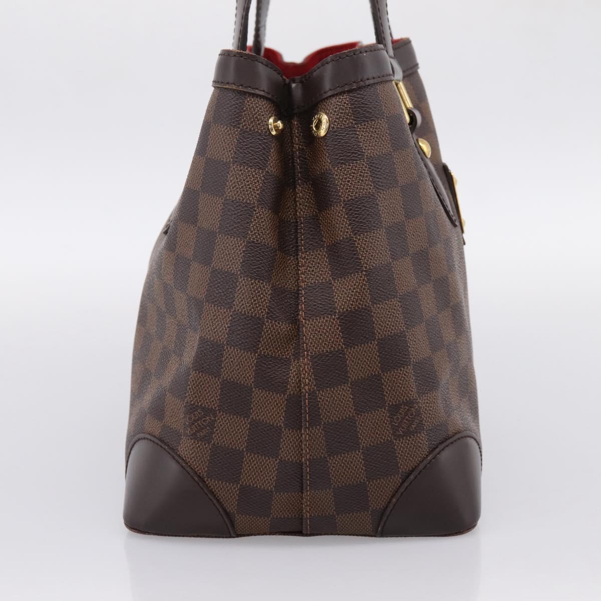 LOUIS VUITTON Damier Ebene Hampstead PM Tote Bag N51205 LV Auth 199434