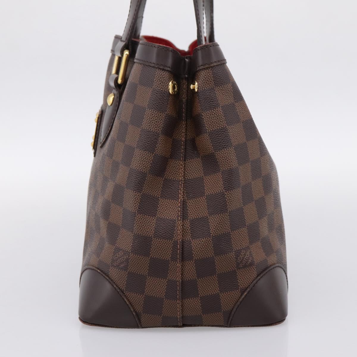 LOUIS VUITTON Damier Ebene Hampstead PM Tote Bag N51205 LV Auth 199434