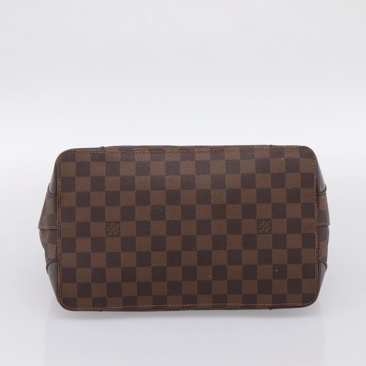 LOUIS VUITTON Damier Ebene Hampstead PM Tote Bag N51205 LV Auth 199434